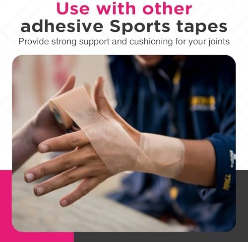 OK TAPE Pre Wrap Tape Athletic Foam Underwrap for Sports 6-Rolls, 72 Yds - Image 4