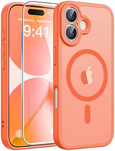 FNTCASE for iPhone 17 Case, Compatible with Magsafe, Glass Screen Protector by FNTCASE