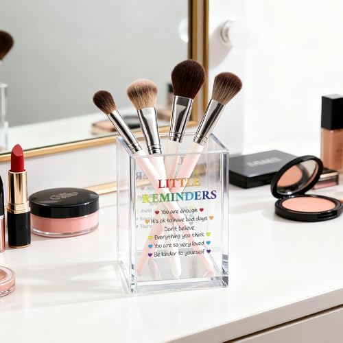 Little Reminders Pen Holder for Desk, Self Love Pen Pencil Holder - Image 4