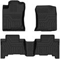 Mixsuper Floor Mats for 2013-2024 Toyota 4Runner, Custom Fit TPE All-Weather Floor Liners, Waterproof Anti-Slip Heavy Duty Mats, 1st and 2nd Row Accessories Set Black by Mixsuper