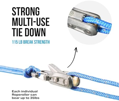 Roperoller Original Rope Tensioner with Reflective Cord & Case, 6 Pack - Image 3