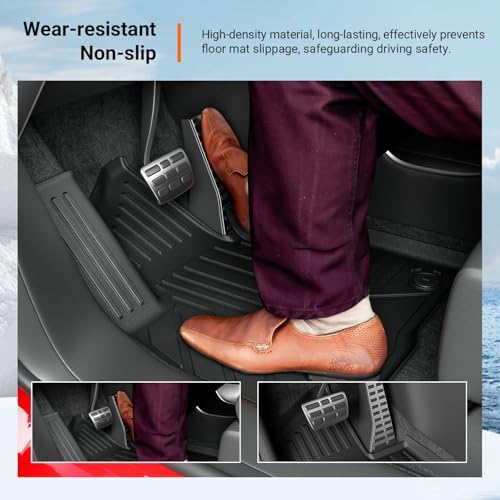 powoq Floor Mats Cargo Mat Compatible with 2026 Palisade 7 Seats Fuel - Image 4