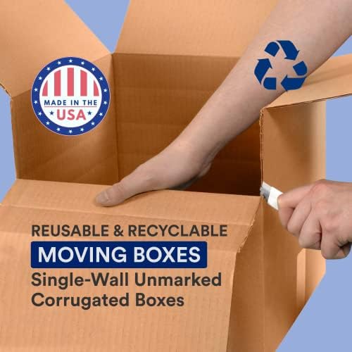 Box USA 24x24x12 Multi-Depth Corrugated Cardboard Large, 24”L x 24”W x 12”H, Pack of 10 Shipping, Packaging, Moving, Storage Box for Home or Business, Strong Wholesale Bulk Boxes - Image 3