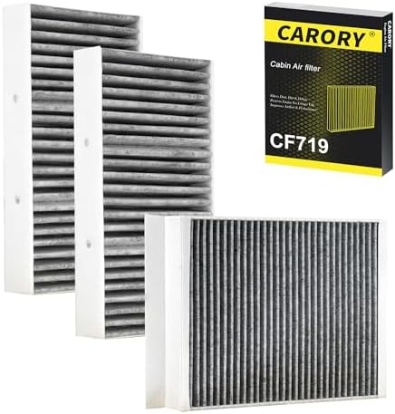 CARORY Activated Carbon Cabin Air Filter for Mercedes Benz 2016-2018 GLE350, 2016-2019 GLE400, 2012-2015 ML350, 2017-2019 GLS450, OE# 1668300318, CF11719, CF719 by Carory