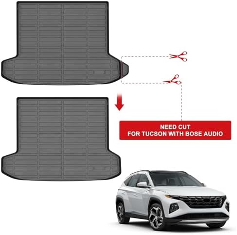 AUXKO All Weather Floor Mat Cargo Mat for 2026-2022 Hyundai Tucson Gas - Image 2