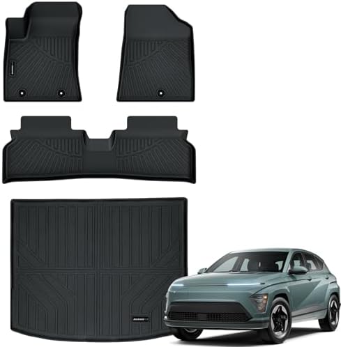 AUXKO Floor Mats Cargo Mat for Hyundai Kona EV 2026 2025 2024 by AUXKO