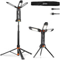 gogonova 2026 Rechargeable Work Light with Stand, 4 in 1 Cordless Camping Light, 700/1200/2200 Lumens, 4000/6500K Dimmable LED Work Lamp with Detachable Tripod（Grey） by GoGonova
