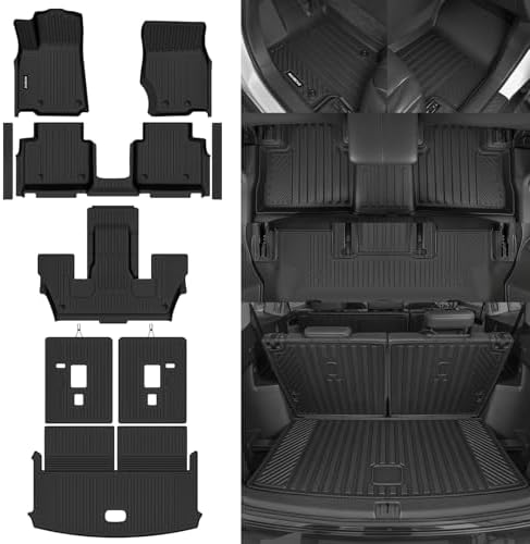 Naibeve Floor Mats for Jeep Grand Cherokee L 2021-2026 no Center Armrest by NAIBEVE-USA