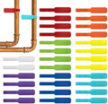 Cable Labels - Wrap-It Storage - Large, Multi-Color (30-Pack) - Colorful Labels for Basement and Office Organizing by Wrap-ItStorage