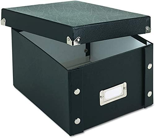 Snap-N-Store 5x8 Index Card Holder Storage Box, Collapsible Organizer by Snap+N+Store