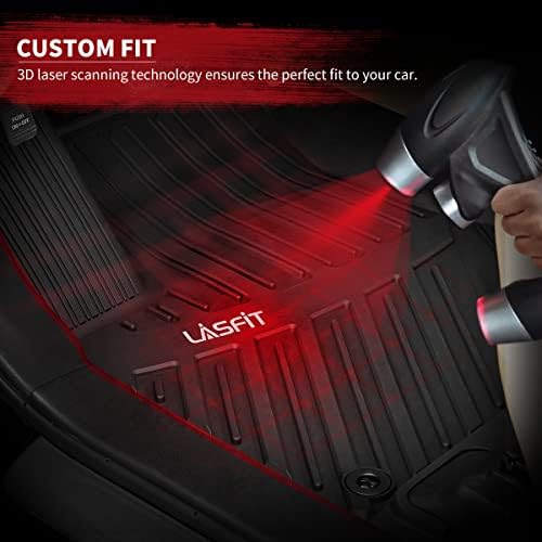 LASFIT Floor Mats for Toyota Highlander 2020-2026 Gas 8-Seats Only - Image 3
