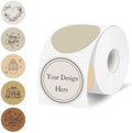 2 Inch Round Thermal Label Stickers, Circle Thermal Stickers Labels, Waterproof Direct Thermals Printer Label-300 Sheets/Autumn Colors by Unknown
