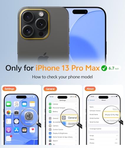 FNTCASE for iPhone 13 Pro Max Case, Fit for Magsafe, Full Camera Protection - Image 2
