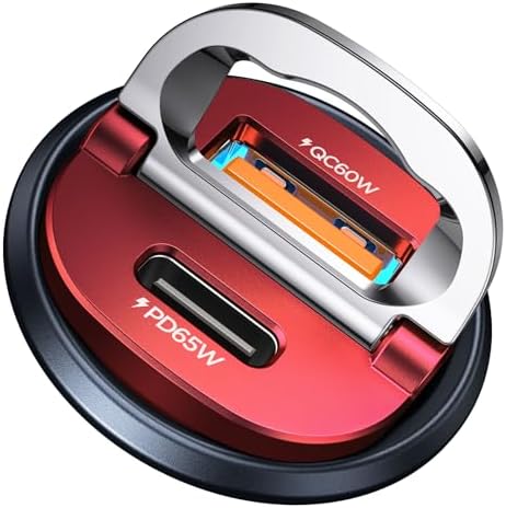 MRGLAS【Upgraded】 125W USB C Car Charger Super Fast Charging for iPhone 18 by MRGLAS