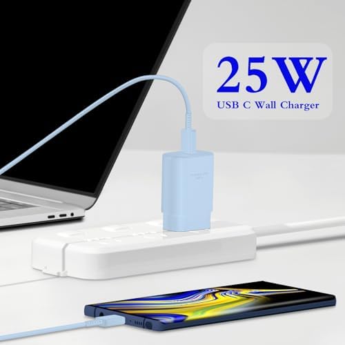 Type C Charger Fast Charging 2-Pack 25W Long 6FT USB C Cable - Image 4