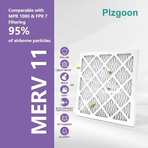 10x10x1 Air Filter MERV 11, 6-Pack for AC & Furnace, MPR 1000 - Image 3