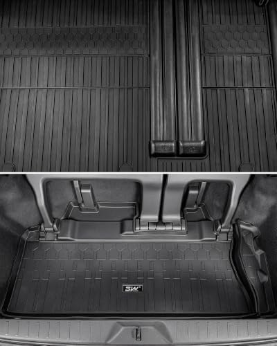 3W Floor Mats for Toyota Sienna 2021-2026 LE/XLE (Only for 8 Seat), TPE - Image 6