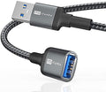 USB Extension Cable 3FT USB 3.0 Extender Type A Male to Female Cord Grey by ITDITANDA