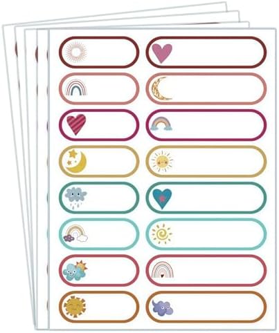 Laminating Waterproof Water Bottle Labels - Write-on Daycare Stickers by Unknown