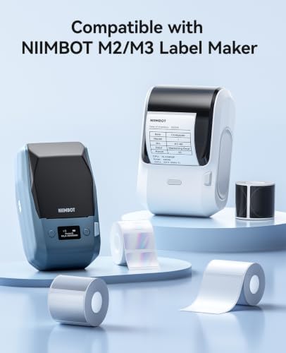 NIIMBOT M2/M3 Thermal Transfer Labels 3 Rolls Multi-Color Pack - Image 2