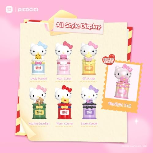 Hello Kitty Phone Decorations Sanrio Blind Box Adhesive Decorative - Image 6