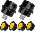 2 Pcs 1/2" Thread Air Compressor Silencer Filter, 20mm Metal Noise Muffler, Intake Filter Replacement for Generators, Blowers, Exhaust Ports, Air Compressor Parts by Unknown