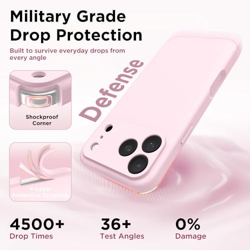 GolbinBox Magnetic for iPhone 18 Pro Max Case/17 Pro Max Case, Chalk Pink - Image 6