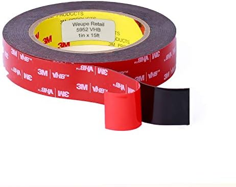 5952 VHB Tape: 2.5cm . x 15 ft. (Black) - Image 2