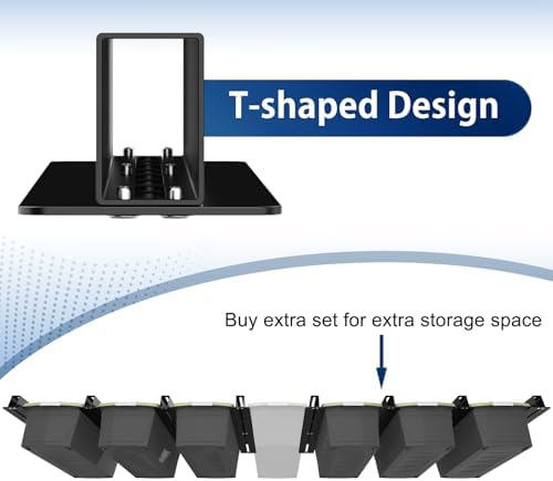 Overhead Garage Storage Rack, 17 Inch, 8 Sets for 7 Bins - Image 4