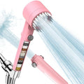 Filtered Shower Head with Handheld, High Pressure Water Flow and Multiple Spray Modes Shower Head with Filter, Power Wash for Hard Water, Showerhead with ON/OFF Switch for Pets Bath (Pink) by Sipaote