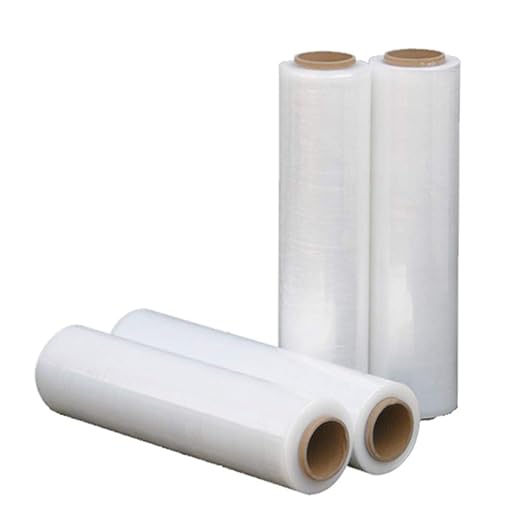 APQ 4 rolls of Cast Hand Stretch Film 18" x 2000'. Hand Stretch Wrap, 60 Gauge - Image 5
