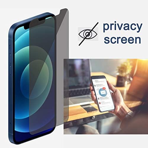 Ailun Privacy Screen Protector +Camera Lens Protector for iPhone 12 Pro Max - Image 2