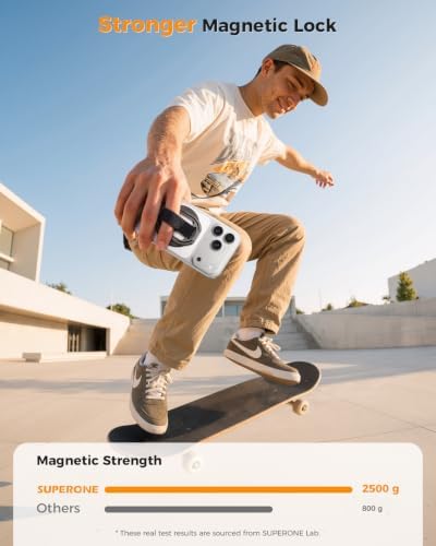SUPERONE for MagSafe Phone Grip Kickstand, Magnetic Phone Ring Holder - Image 3