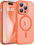 FNTCASE for iPhone 14 Pro Max Case, Fit for Magsafe, Glass Screen Protector by FNTCASE