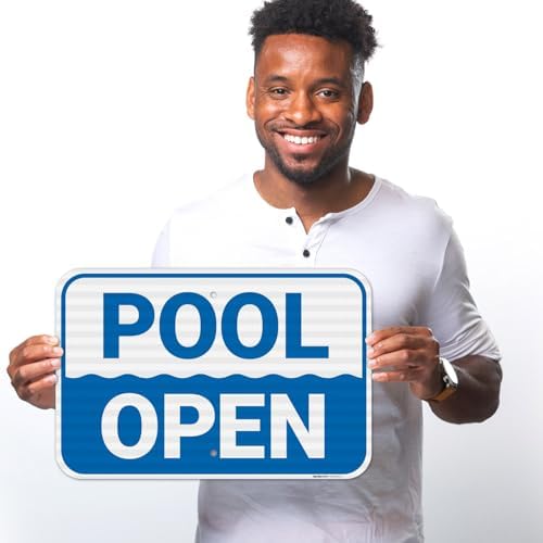Pool Open Sign, - Image 2