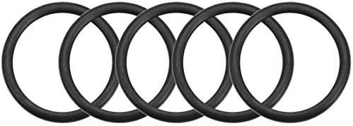 uxcell Nitrile Rubber O-Rings 30mm OD 23.8mm ID 3.1mm Width, Metric Sealing Gasket for Automotive Machine Plumbing, Pack of 5 by uxcell