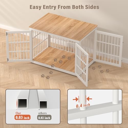 rehomerance 38" Heavy Duty Dog Crate Furniture for Large and Medium Dogs - Image 5
