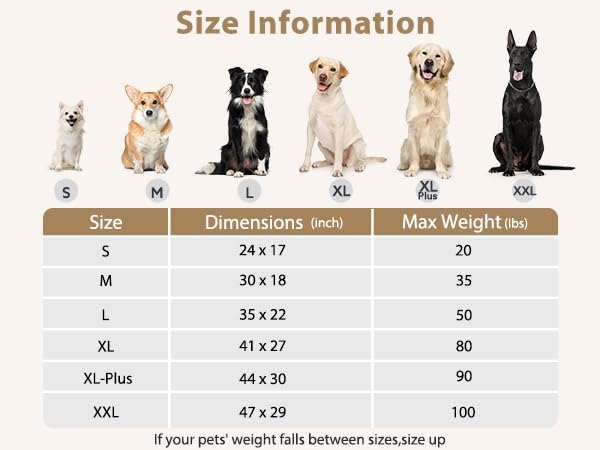 JOEJOY Orthopedic Dog Bed for Large Dogs, Washable Dog Crate Bed Large Sized with Removable Cover, Egg Memory Foam Big Pet Beds, Brown, 35"x22" - Image 6