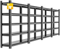 Garage Shelving, 40"W x 16"D x 78"H, Heavy Duty Metal Storage Shelves by HzdbhdGarageShelving