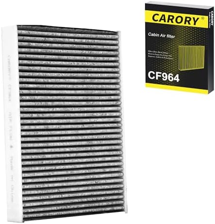 CARORY Cabin Air Filter w/Activated Carbon for Toyota Tundra (2022-2025), Tacoma (2024-2025), Sequoia (2023-2025), Lexus LX600(2024-2025), GX550(2024-2025) and More, OE# 87139-60030, CF12964, CF964 by Carory