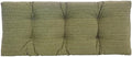 Klear Vu The Gripper Non-Slip Tufted Bench Cushion for Indoor Furniture, Assembled in USA, Entryway Storage, Bay Window, Corner Nook or Piano Seat, 33 Inches, Chenille Green by KlearVUHomeTextiles