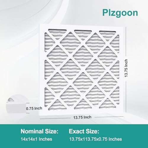 14x14x1 Air Filter MERV 8 Pleated, 6-Pack for AC & Furnace, MPR 600 - Image 2