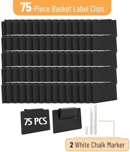Mr. Pen - Storage Bin Labels Clip On Set, 77 pcs - Image 2