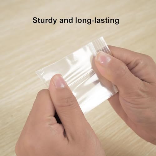 WEGOUP 120 PCS Small Plastic Bags for Jewelry, 2" x 2.76" 2.4 Mil Thick - Image 4