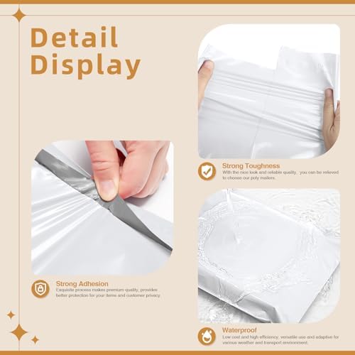 Fuxury Extra Large Poly Mailers 24x36" 50Pcs, Bulk Heavy Duty Shipping Bags - Image 3
