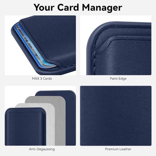 Magnetic Wallet Cell Phone Card Holder for Phone Case with Mag-Safe - Image 3