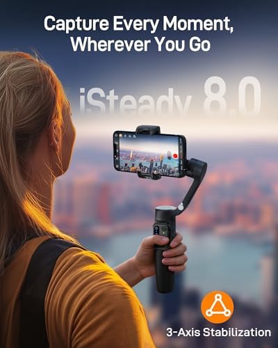 hohem iSteady X3 SE Plus 3-Axis Gimbal Stabilizer for iPhone & Android - Image 3
