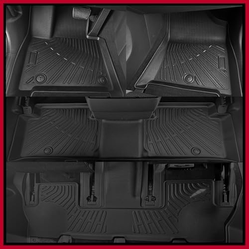 Naibeve Floor Mats for Nissan NV200 / City Express 2014-2021 - All Weather for Nissan NV200 / City Express Floor Mats Liners Front Row Waterproof Accessories - Image 3