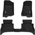 3W Floor Mats for Jeep Wrangler 4XE 2021-2026 Hybrid 4 Door (Non JL/JK) by 3W