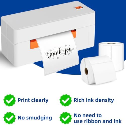 ESSENTIAL 4" x 3" Direct Thermal Labels, 1" Core (850 Labels, 1Roll) - Image 4
